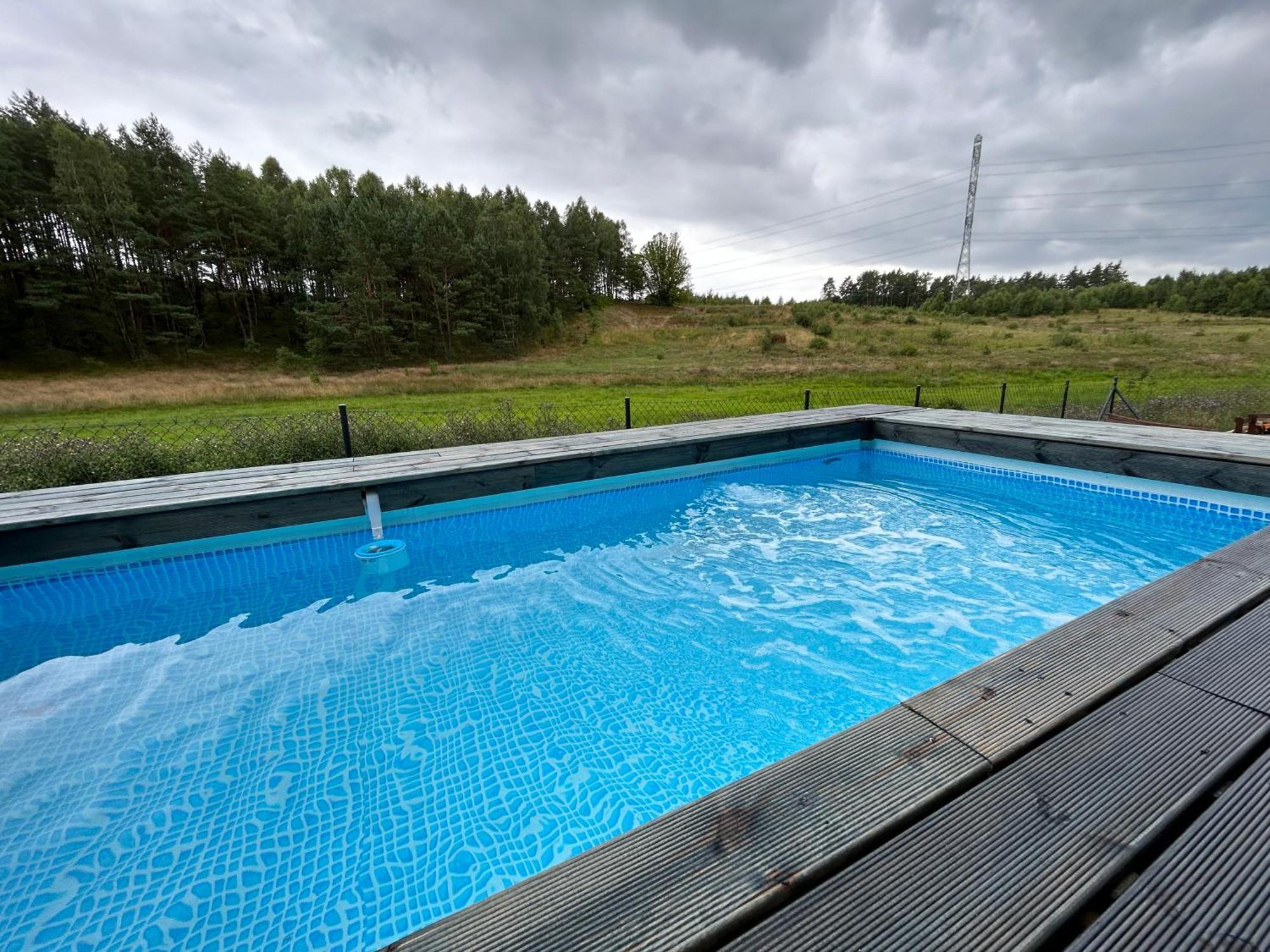 Stara Sikorska Huta Cosy Cabin - Domek Na Kaszubach Z Sauna, Balia I Basenem מראה חיצוני תמונה