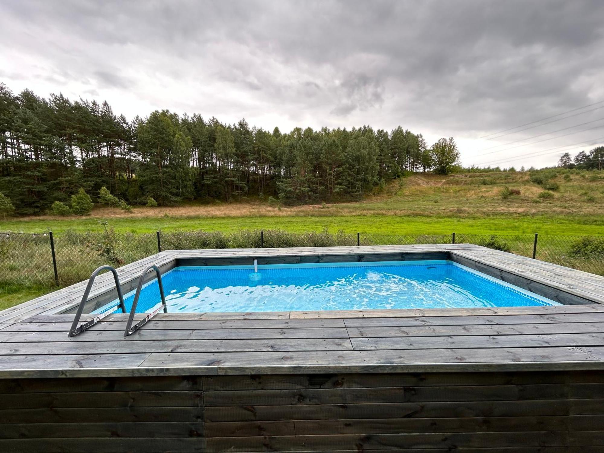 Stara Sikorska Huta Cosy Cabin - Domek Na Kaszubach Z Sauna, Balia I Basenem מראה חיצוני תמונה